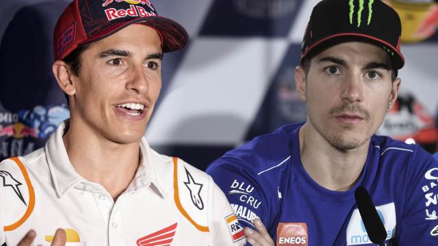 Marc Márquez y Maverick Viñales