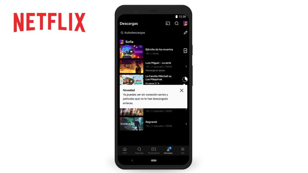 Ahora se podrán ver los contenidos sin que estén descargados al completo.