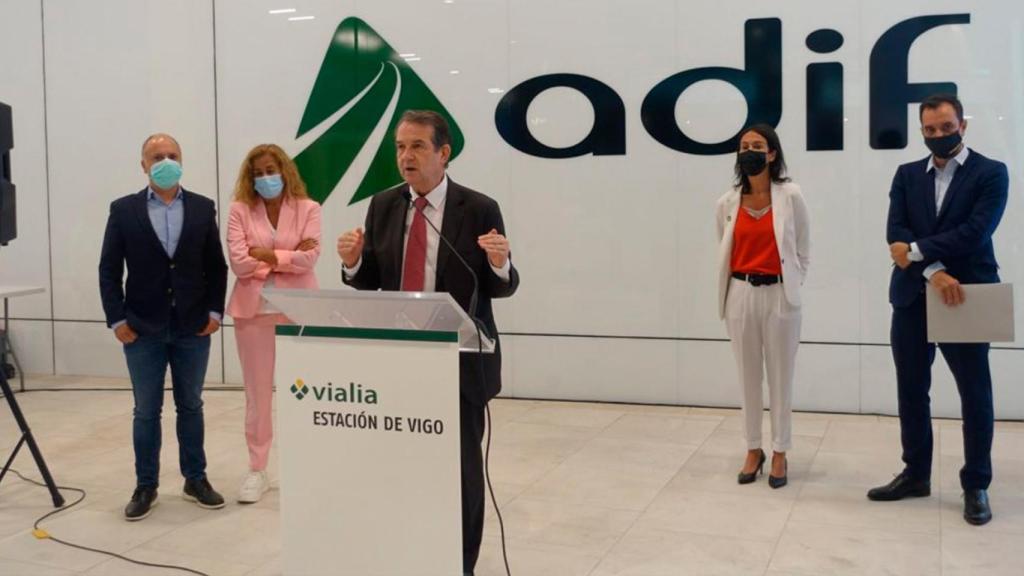 Abel Caballero durante la rueda de prensa