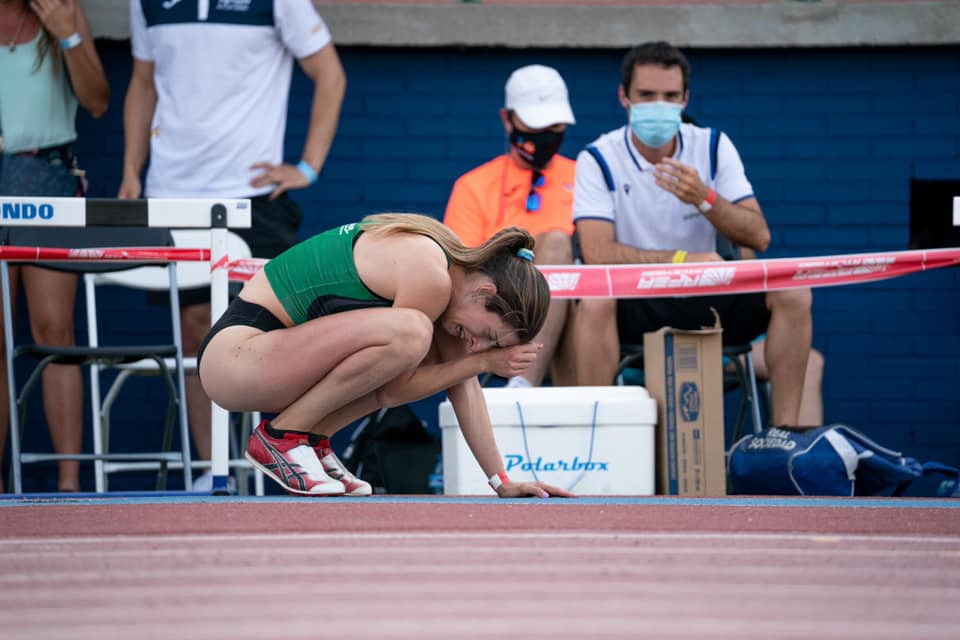 Leticia Gil emocionada por su título de campeona de España