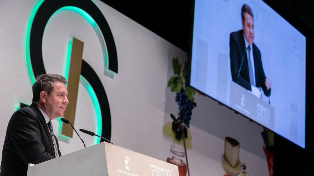 García-Page durante su intervención.