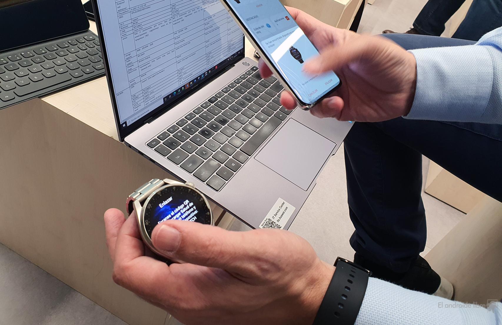 Vinculando el Huawei Watch 3