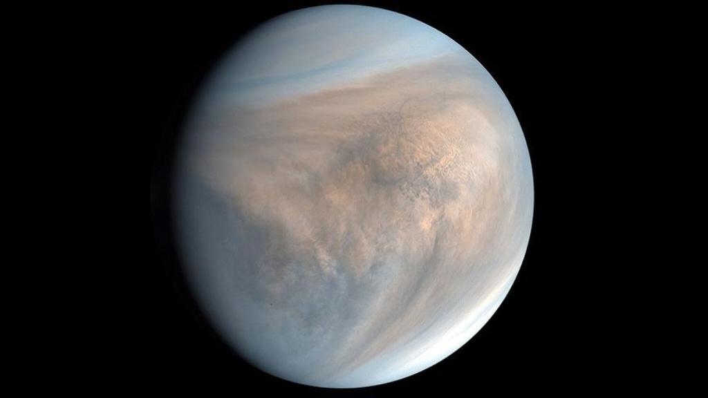 Las nubes de Venus captadas por la nave japonesa ' Akatsuki' en 2018.