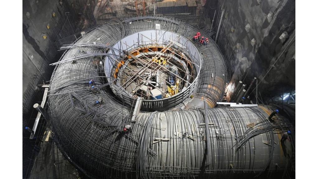 Turbina de la central Baihetan