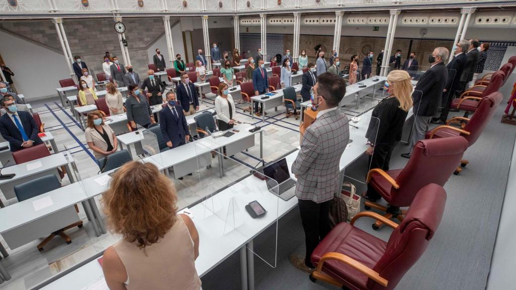 Pleno de la Asamblea antes de iniciarse el Debate del Estado de la Región.