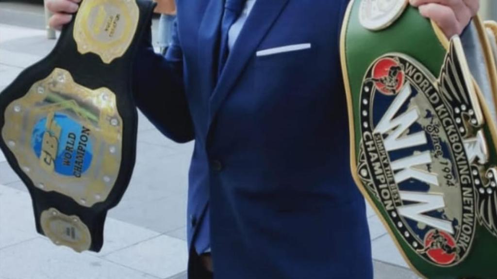 Poli Díaz, en su promoción para el último combate de su carrera.