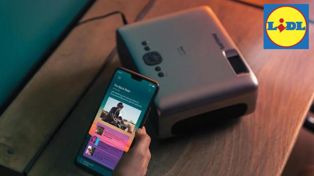 El proyector ofrece una imagen de hasta 65 pulgadas y opción de duplicar pantalla.