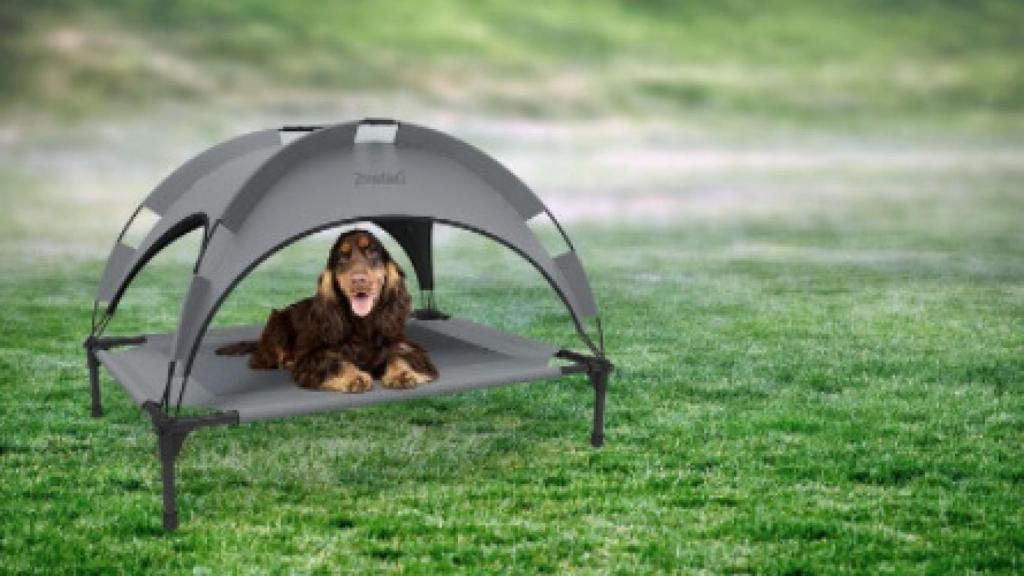 Cama con parasol de Lidl
