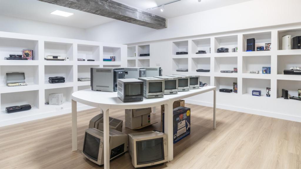 Sala del Museo do Videoxogo de Cangas.