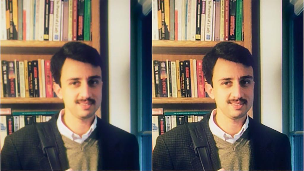 Polyblur aplicado para Google Fotos