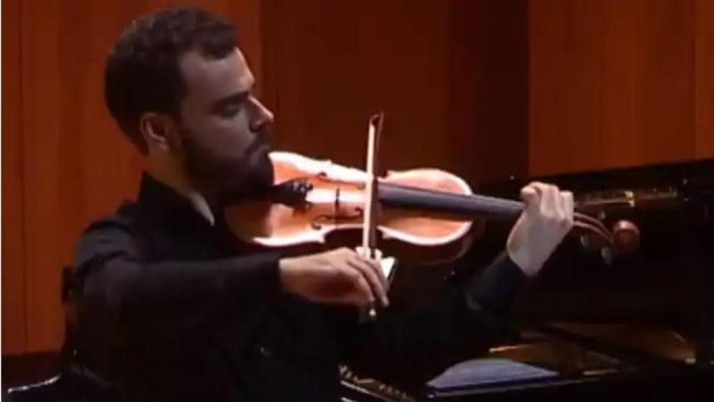 Pablo Díaz durante un concierto.