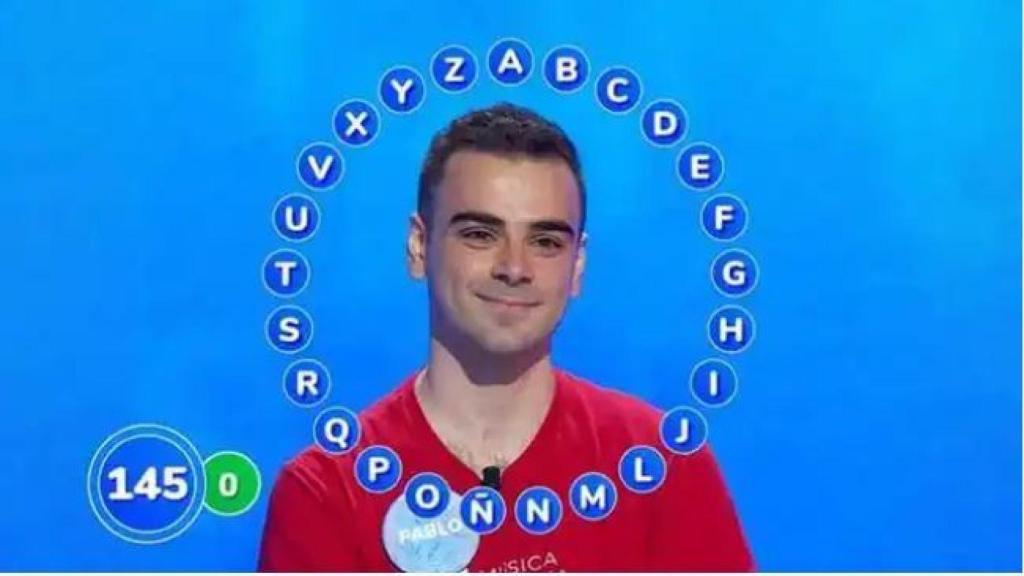 Pablo Díaz durante su primer rosco.