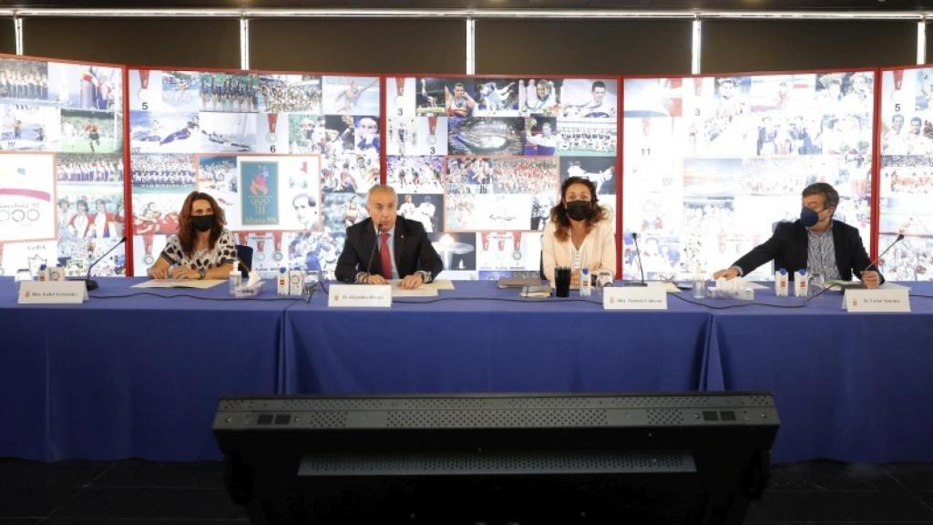 Alejandro Blanco, en la presentación del equipo olímpico español para Tokio 2020