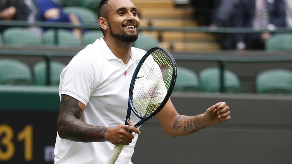 Nick Kyrgios, en Wimbledon 2021