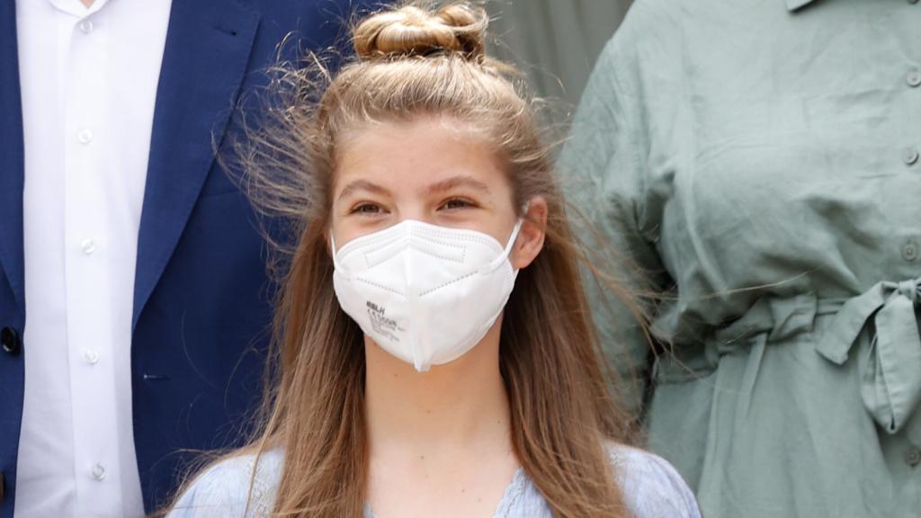 El original peinado de la infanta Sofía.