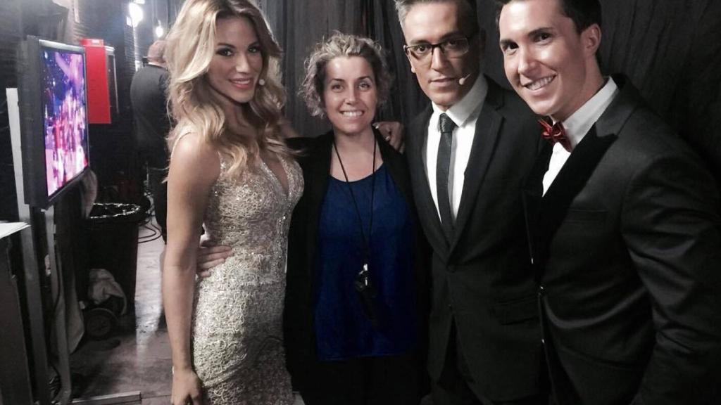 Natalia, durante una gala de Nochebuena.