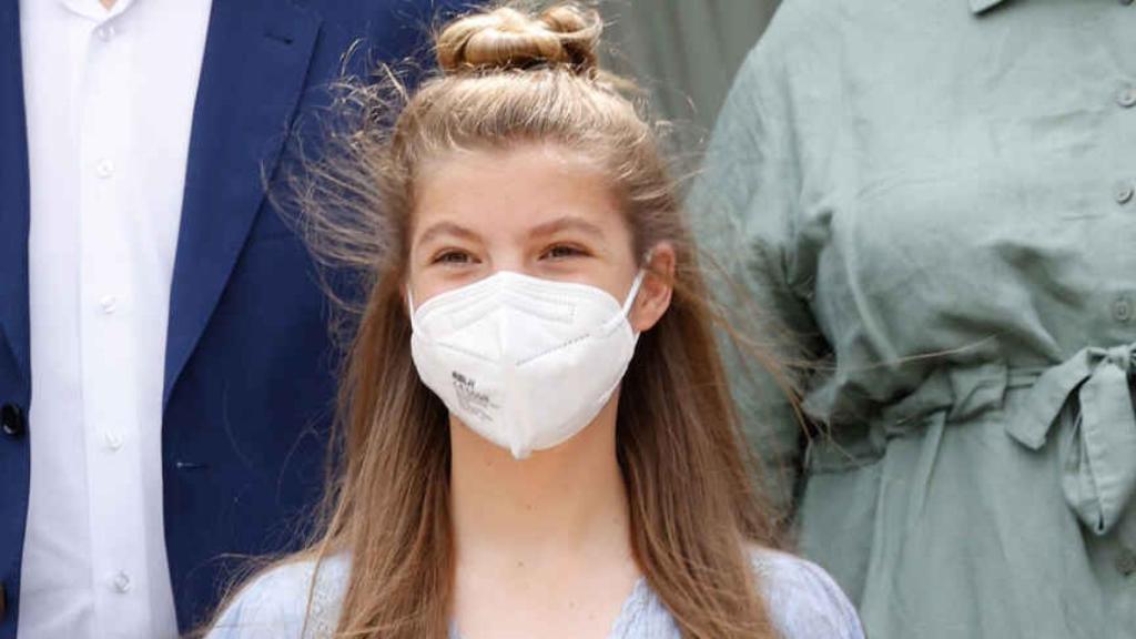 El original peinado de la infanta Sofía.