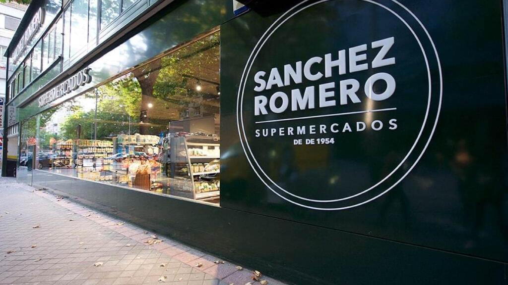 Fachada del establecimiento de Sánchez Romero en el Paseo de la Castellana.