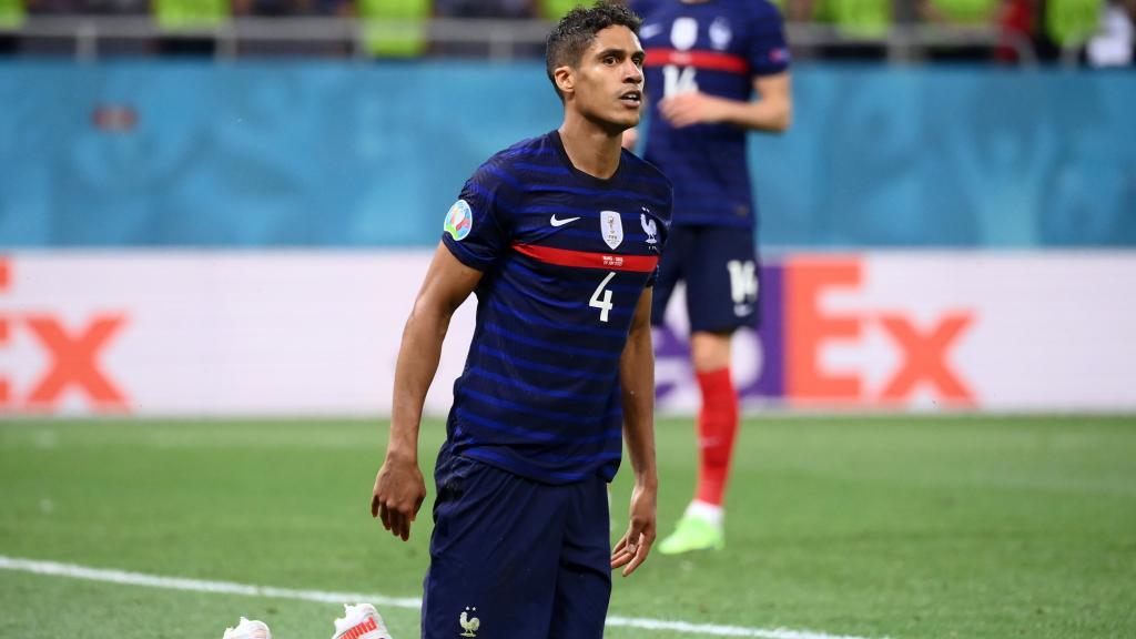Raphaël Varane, en un partido de la selección de Francia en la Eurocopa 2020