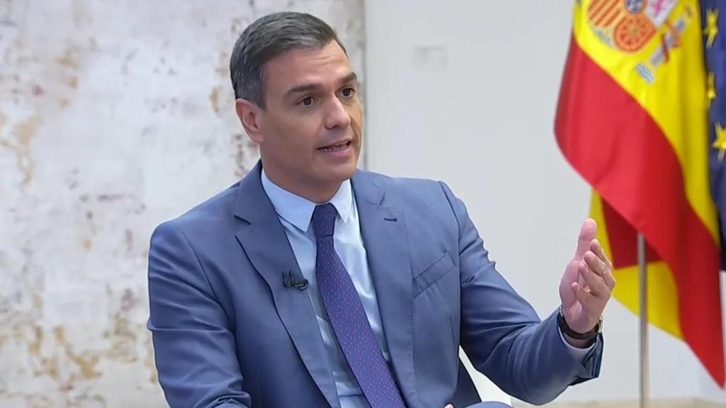 Pedro Sánchez, entrevistado en La Sexta.