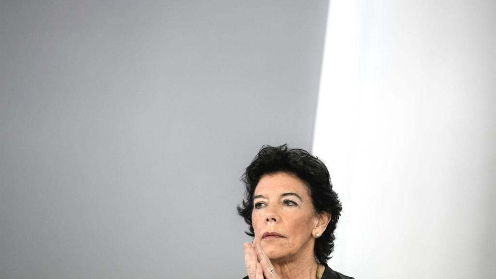La ministra de Educación y Formación Profesional, Isabel Celaá.