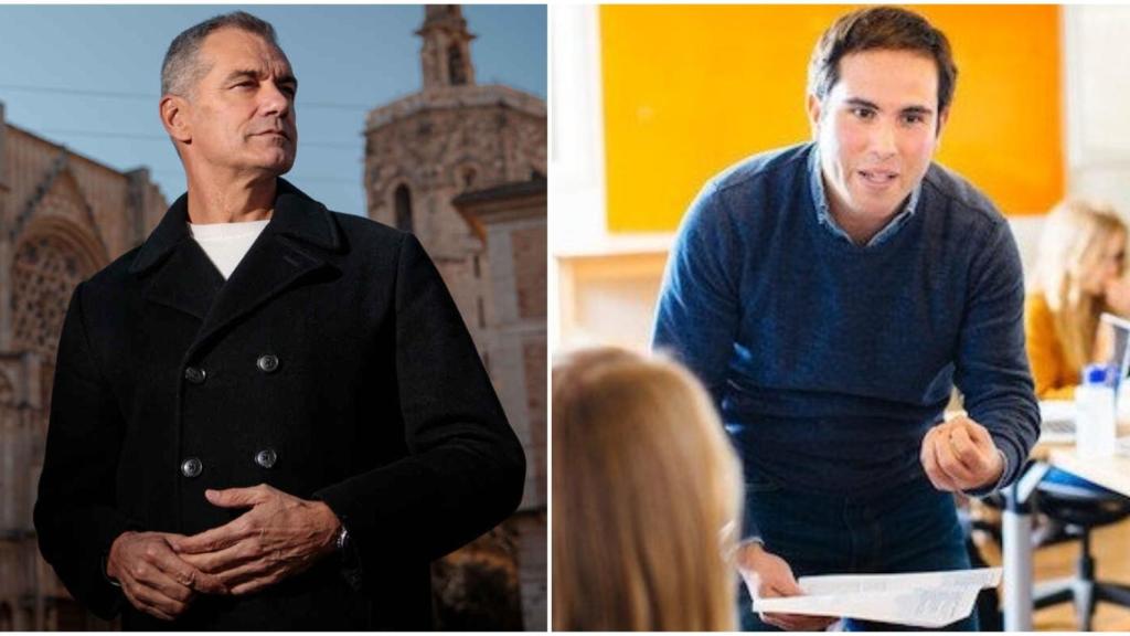 Toni Cantó, a la izquierda en una imagen de archivo, y Gabriel, a la derecha.