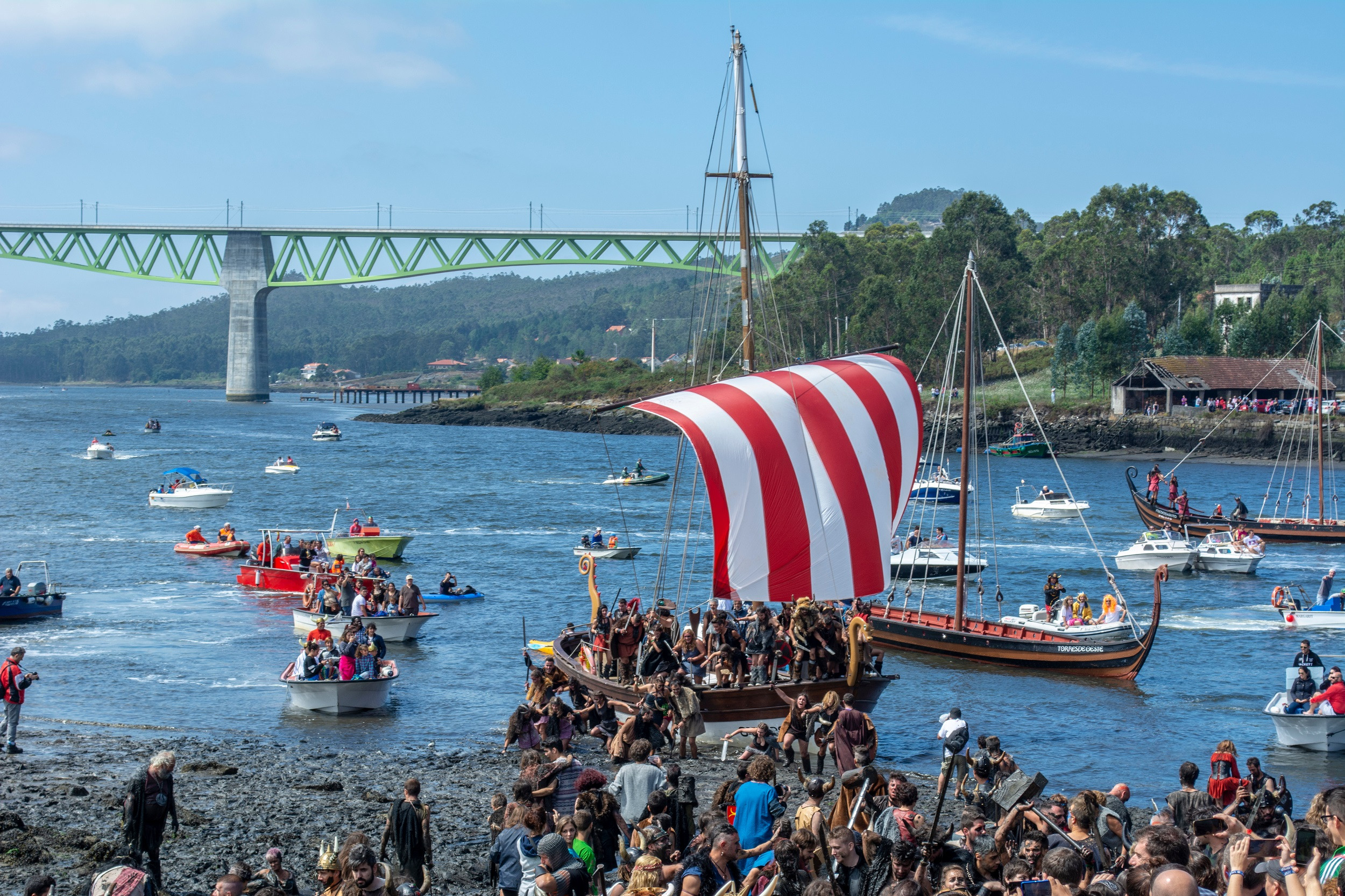 Romería Vikinga de Catoira. Foto: Shutterstock