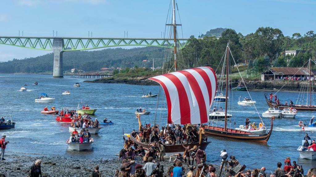 Así será la edición número 62 de la tradicional fiesta vikinga de Catoira (Pontevedra)