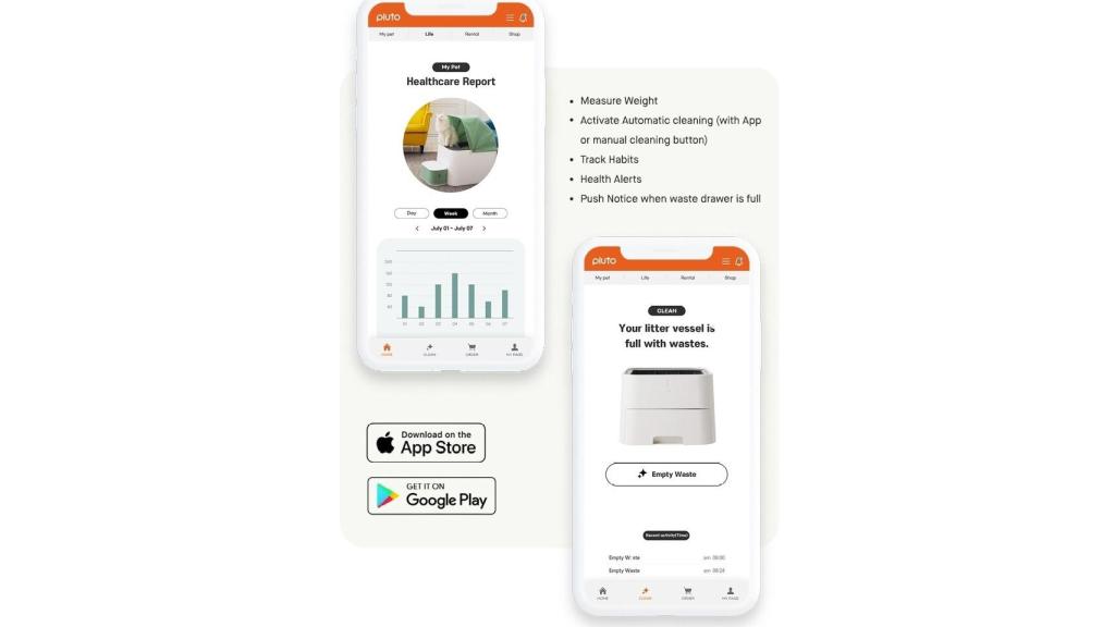 Aplicación de Pluto Square