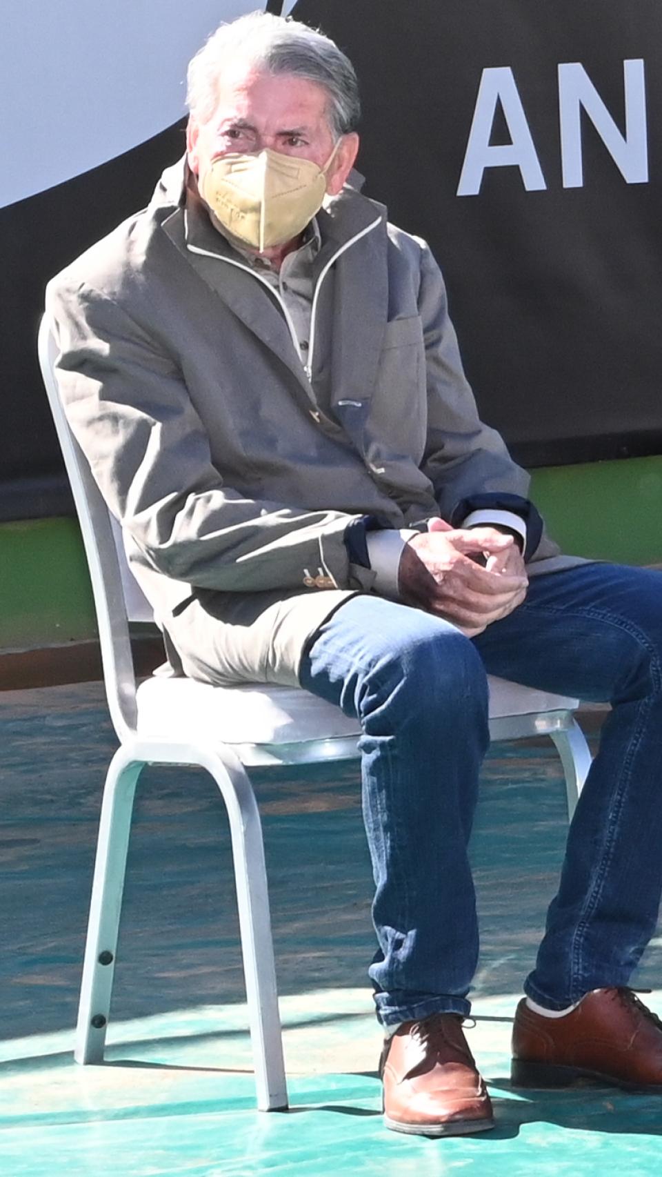 Manolo Santana en una imagen fechada en febrero de 2021.