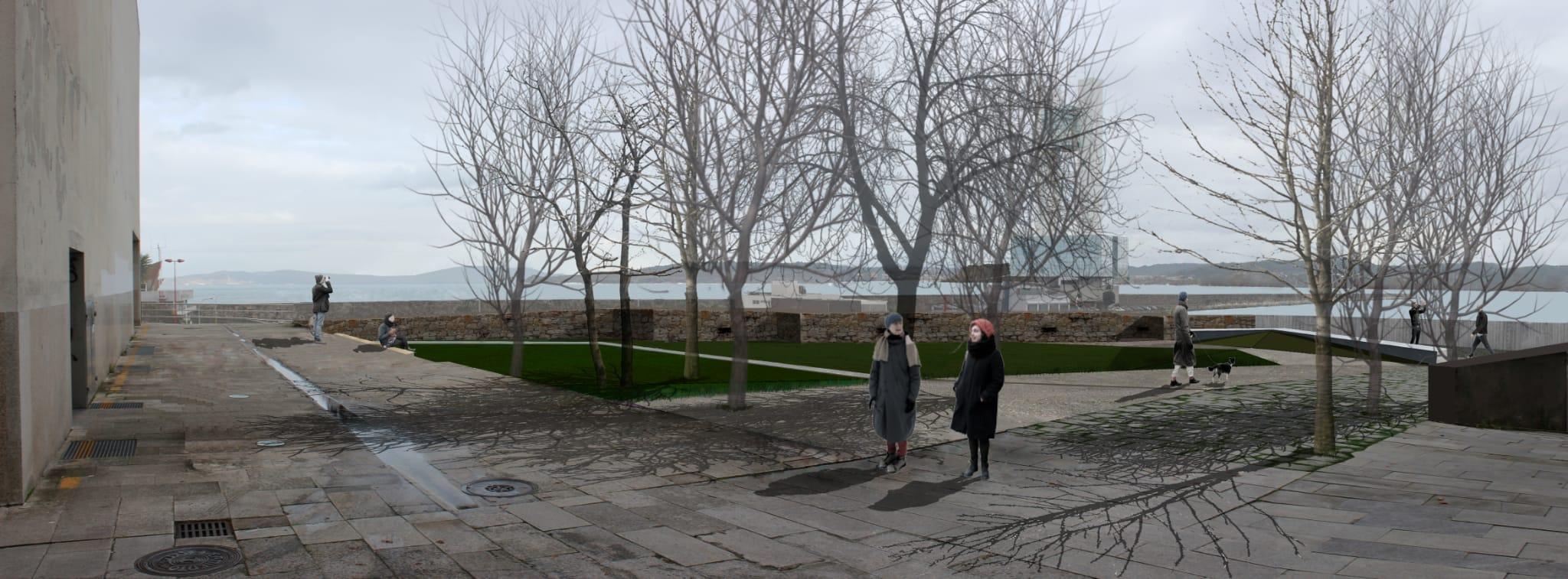 Proyecto de mejora en el entorno de la muralla (Concello da Coruña).