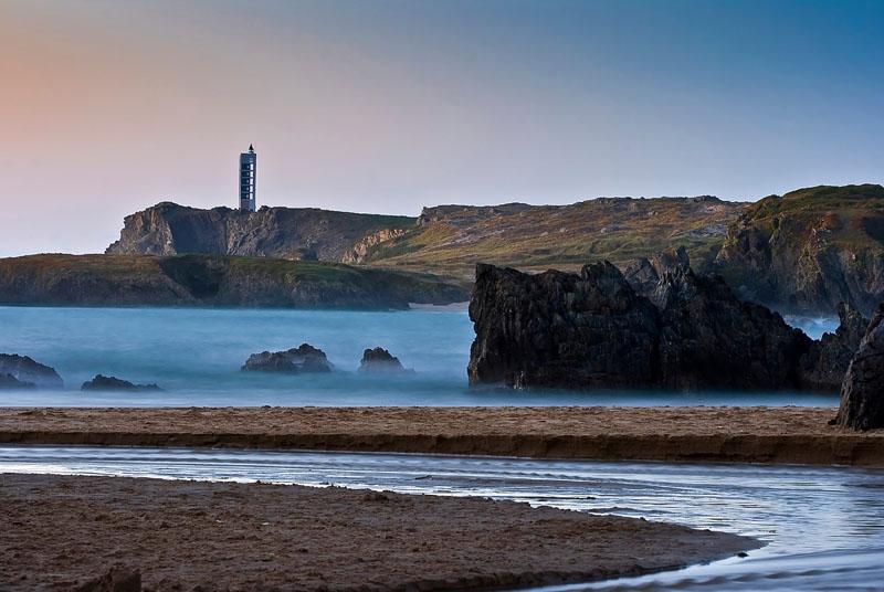 Vista del faro de Meirás. Foto: concello de Valdoviño.