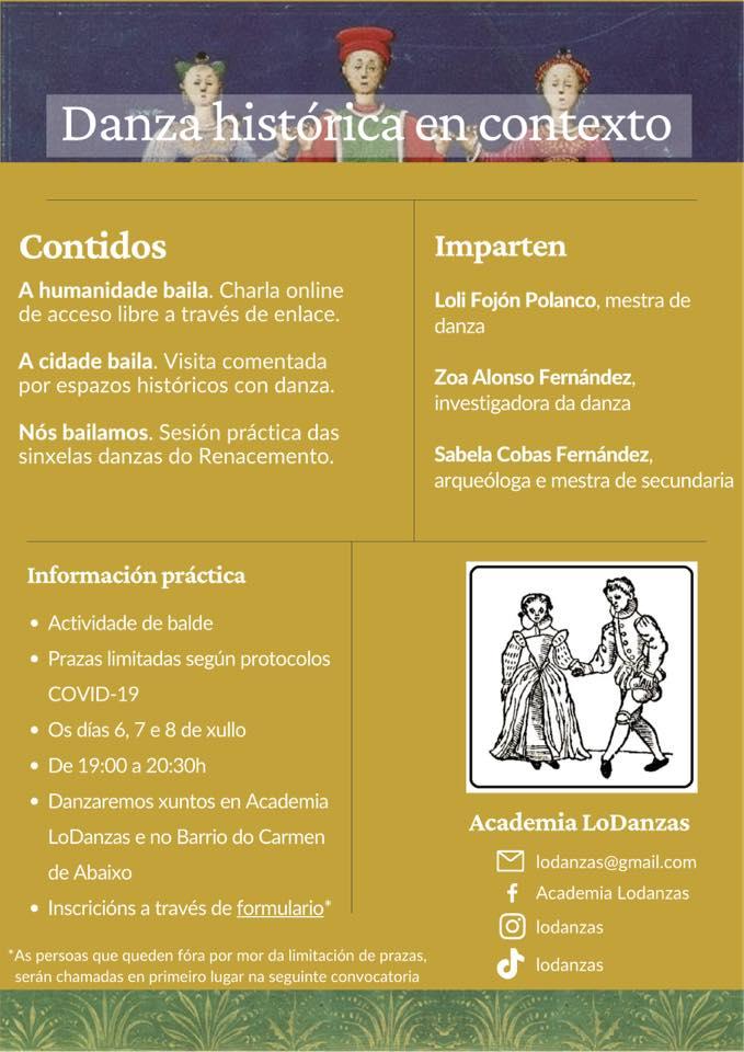 Cartel de la primera sesión.