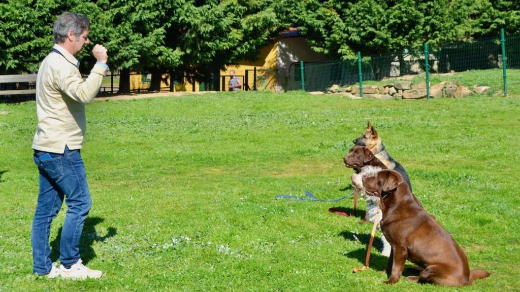 Juan Freire, educador canino y propietario de Ramalladas.