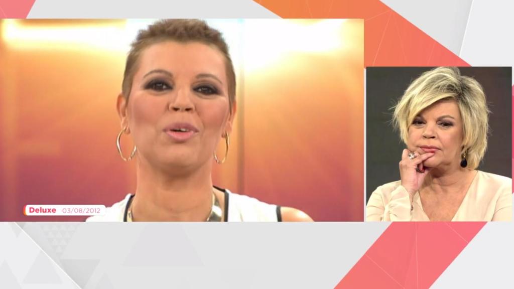 Terelu no pudo ocultar su tristeza al recordar aquel momento.