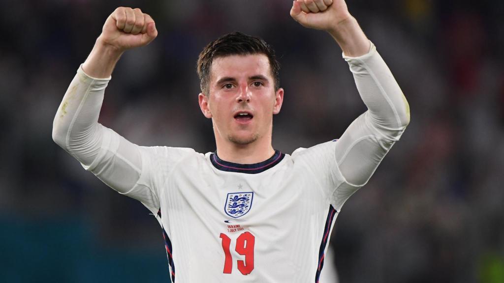 Mason Mount, en un partido de la selección de Inglaterra en la Eurocopa 2020