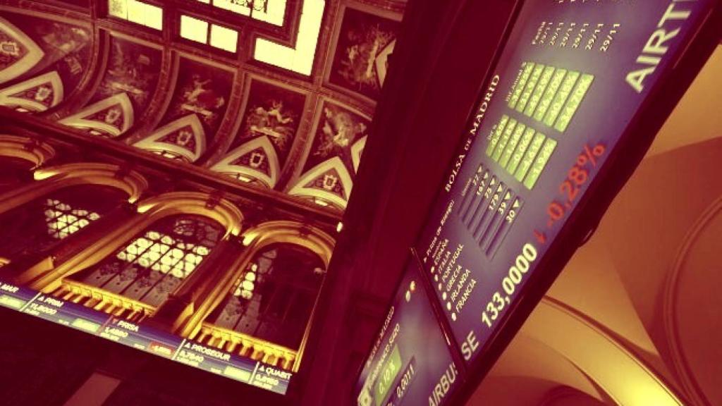 Imagen de la bolsa en Madrid.