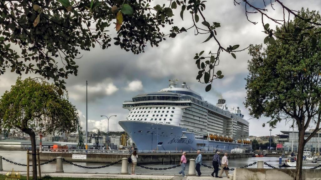 Fotografía premiada, el Anthem ofthe Seas en A Coruña