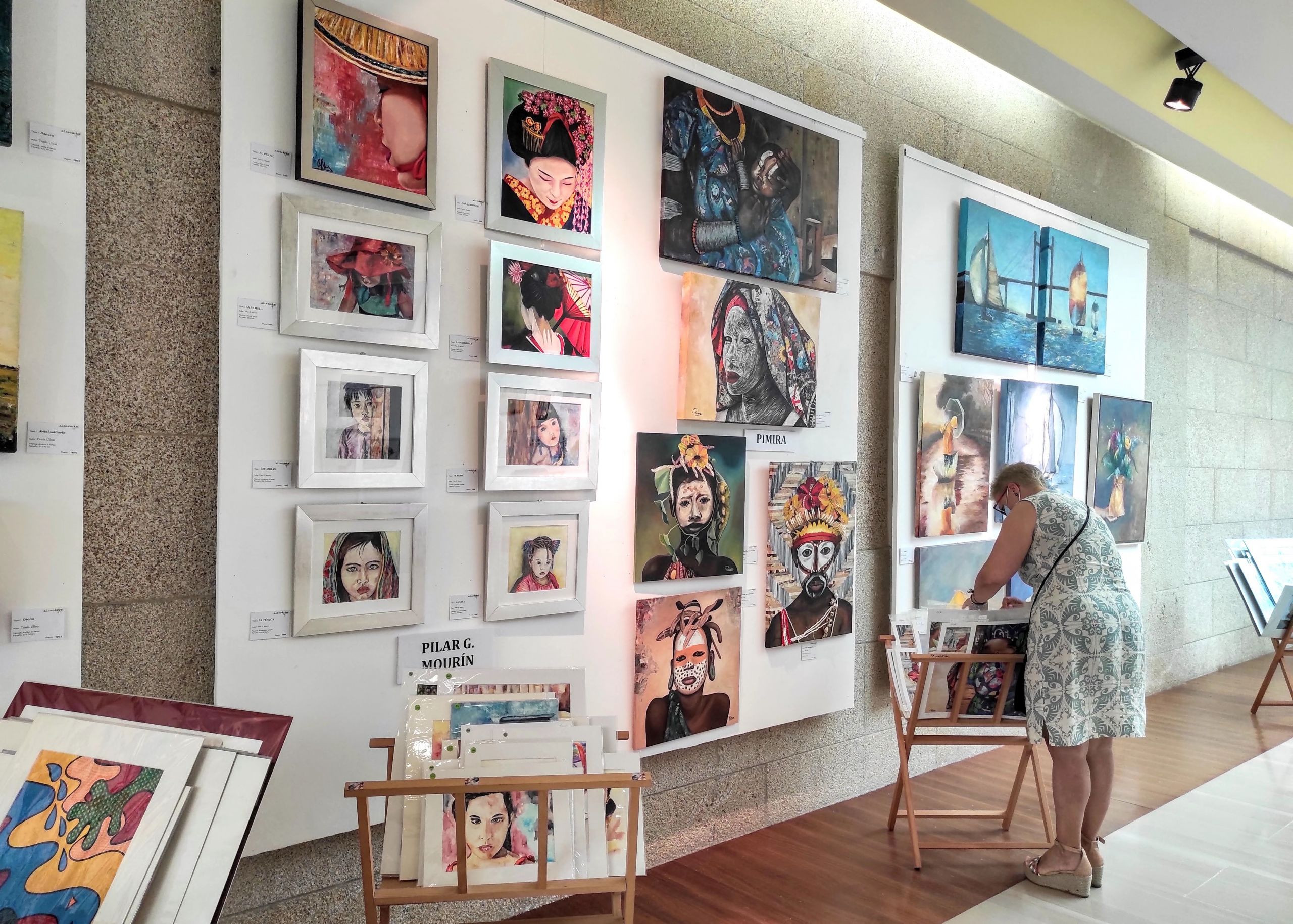 Exposición Trayectorias. Foto: Thalia García