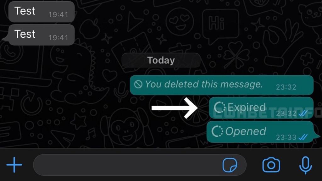 WhatsApp fotos con fecha caducidad
