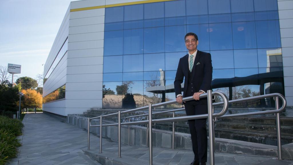 José María de la Torre, presidente de Hewlett Packard Enterprise en España, en la sede de la empresa en Las Rozas.