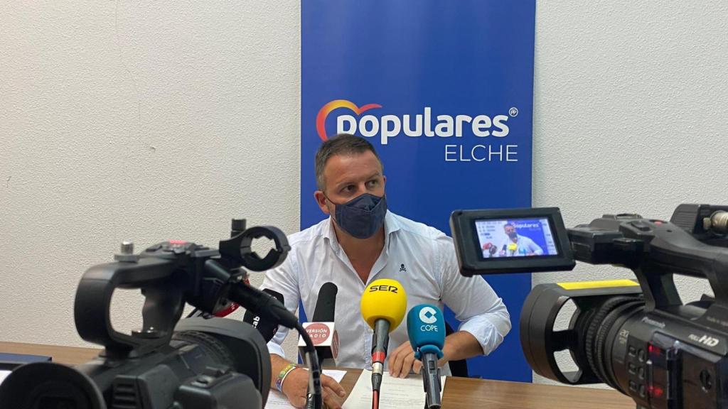 Pablo Ruz, en su comparecencia este martes.