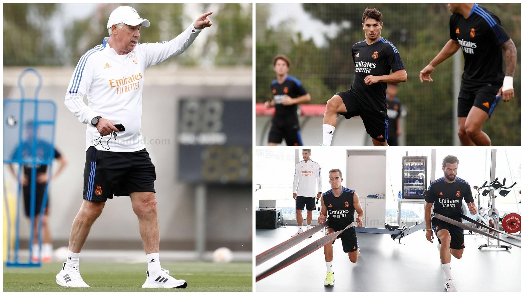 El Real Madrid se entrena