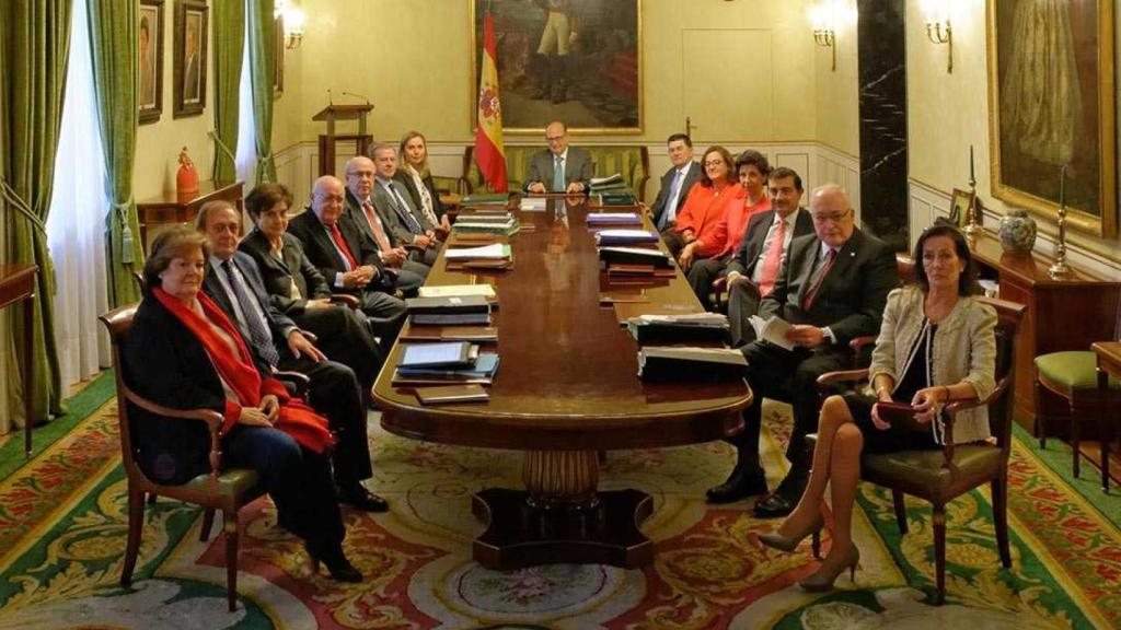 Los miembros del Tribunal de Cuentas, en una imagen de archivo./