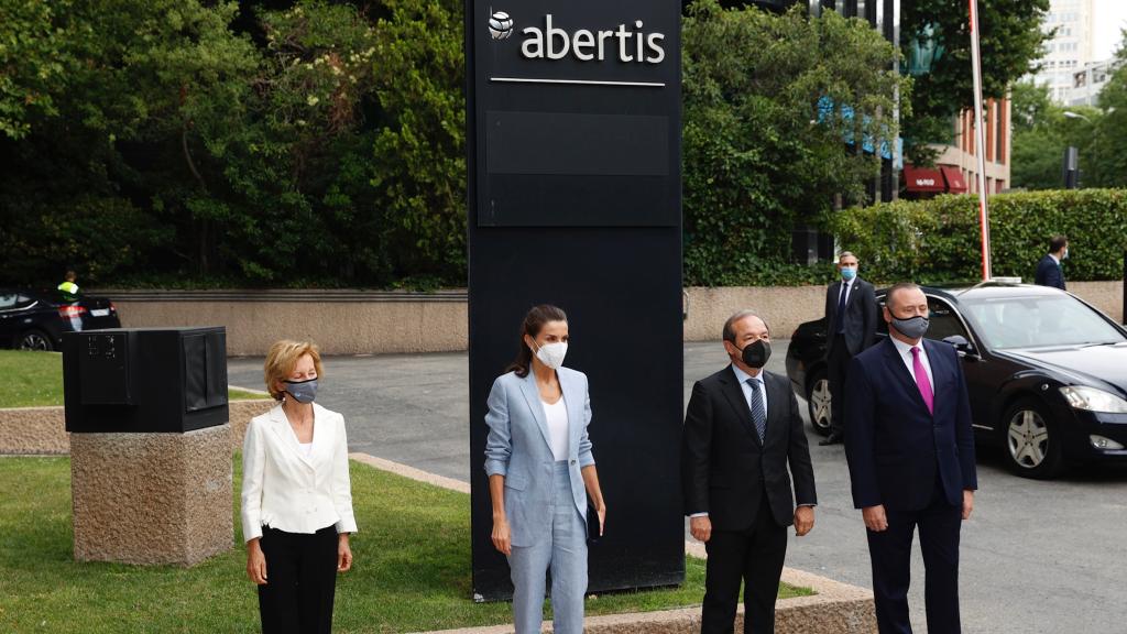 La Reina Letizia ha mostrado su apoyo a la labor de Abertis, Fundación Abertis y UNICEF