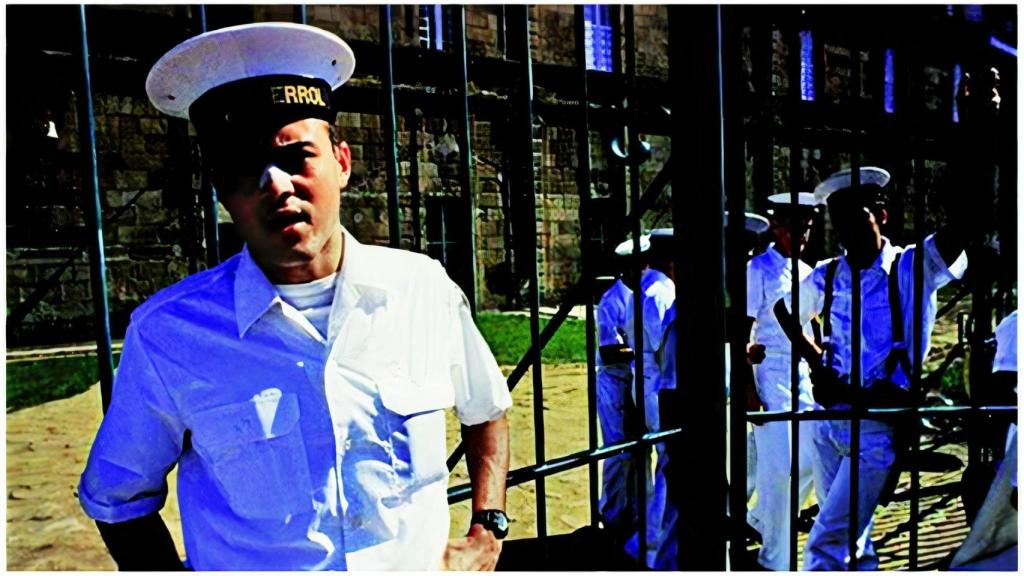 Luis Enrique durante su paso por Ferrol.