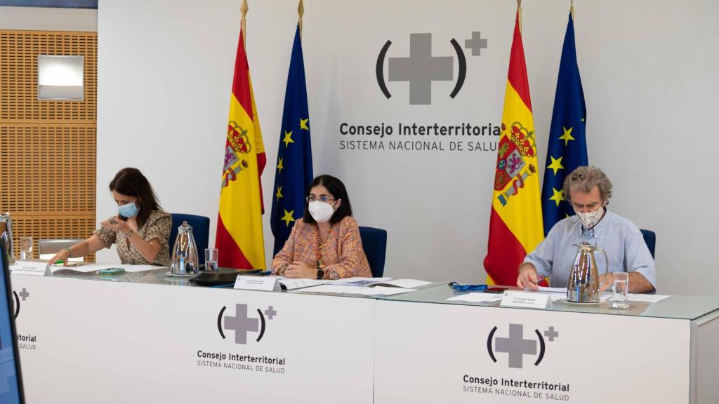 Imagen de archivo de un Consejo Interterritorial del Sistema Nacional de Salud.