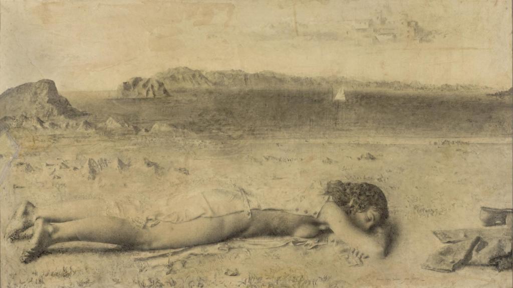 Una imagen del cuadro original de Antonio López