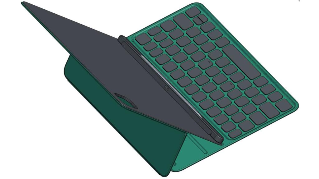 Carcasa con teclado.