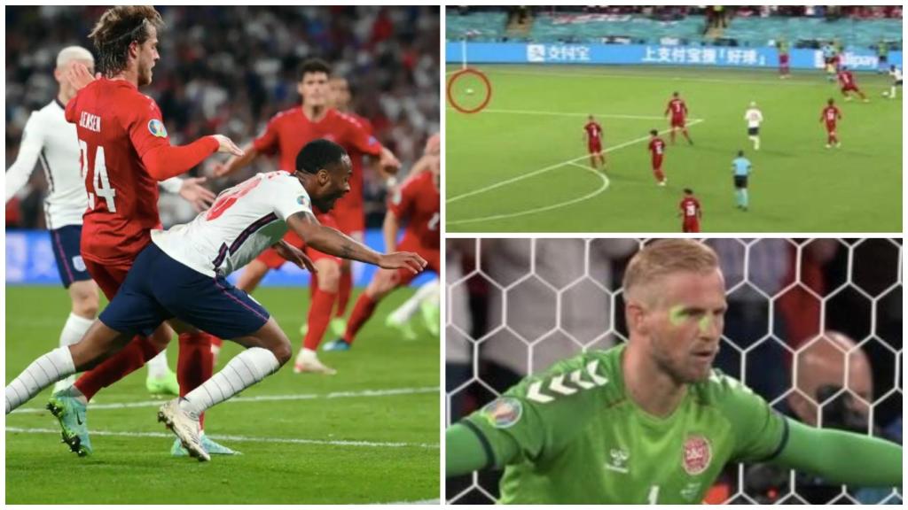 Clamor en Dinamarca por el penalti a Sterling